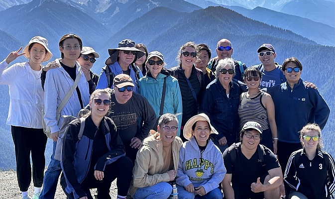 Group at Hurricane Ridge Group at Hurricane Ridge
